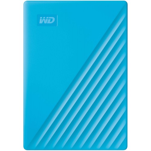 Внешний HDD Western Digital My Passport 4ТБ (WDBPKJ0040BBL-WESN) (синий) 