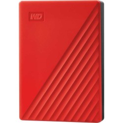 Внешний HDD Western Digital My Passport 4ТБ (WDBPKJ0040BRD-WESN) (красный)