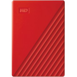 Внешний HDD Western Digital My Passport 5ТБ (WDBPKJ0050BRD-WESN) (красный)