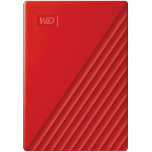 Внешний HDD Western Digital My Passport 5ТБ (WDBPKJ0050BRD-WESN) (красный) 
