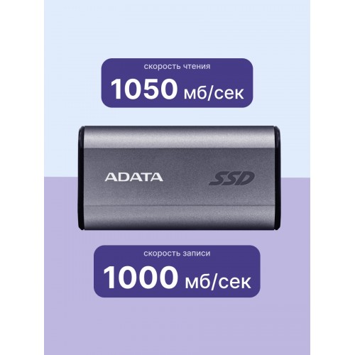 Внешний SSD ADATA External SC750 500ГБ (SC750-500G-CCBK 500GB) (серый) 8