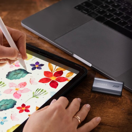 Внешний SSD ADATA External SC750 500ГБ (SC750-500G-CCBK 500GB) (серый) 9