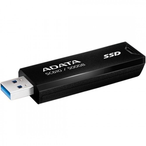 Внешний SSD ADATA SC610 500 ГБ (SC610-500G-CBK/RD) (черный) 1