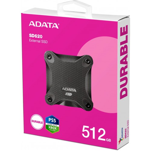 Внешний SSD ADATA SD620 512 ГБ (SD620-512GCBK) (черный) 1