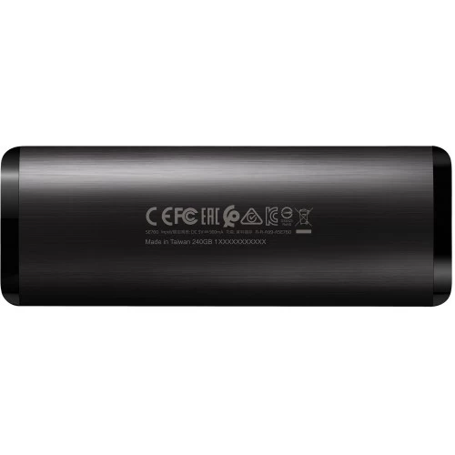 Внешний SSD ADATA SE760 512 ГБ (ASE760-512GU32G2-CBK) (титановый серый/черный) 2