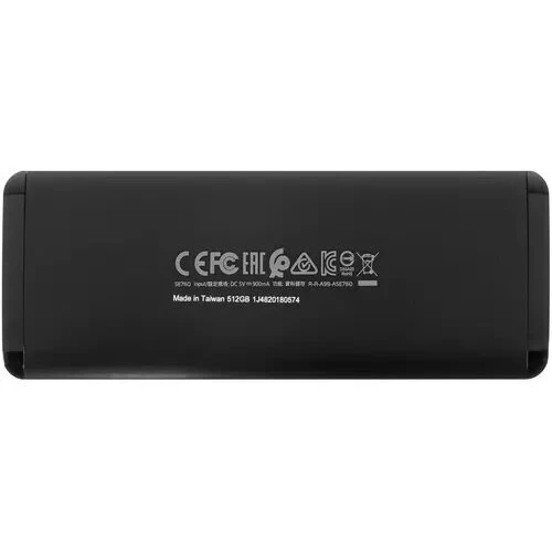 Внешний SSD ADATA SE760 512 ГБ (ASE760-512GU32G2-CBK) (титановый серый/черный) 8