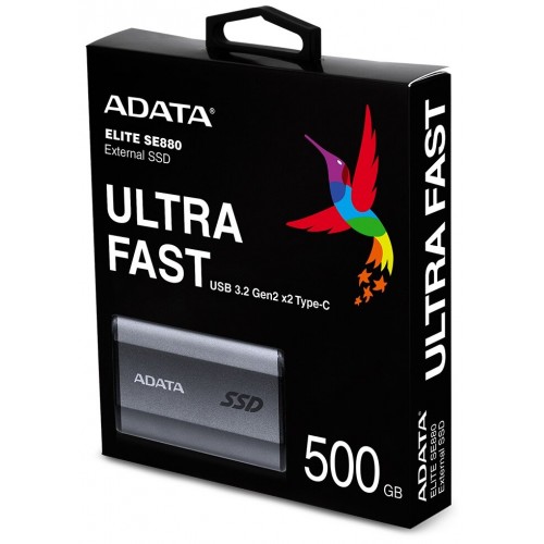 Внешний SSD ADATA SE880 500ГБ (AELI-SE880-500GCGY) (серый) 5