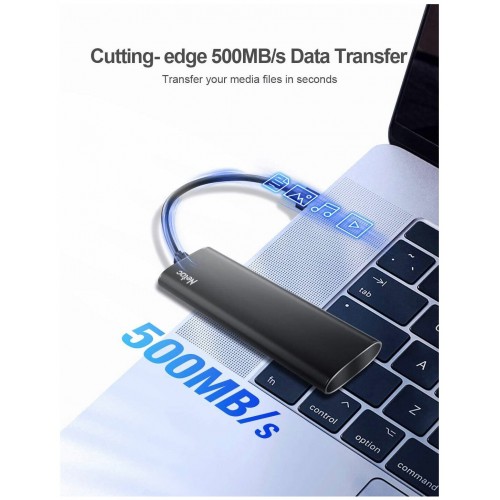 Внешний SSD Netac Z Slim 1ТБ (NT01ZSLIM-001T-32BK) (черный) 3