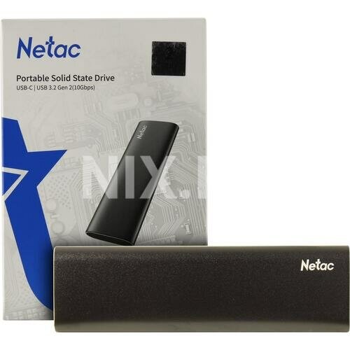 Внешний SSD Netac Z SLIM 2ТБ (NT01ZSLIM-002T-32BK) (черный) 2