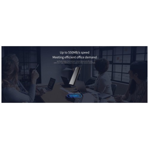 Внешний SSD Netac Z SLIM 2ТБ (NT01ZSLIM-002T-32BK) (черный) 3