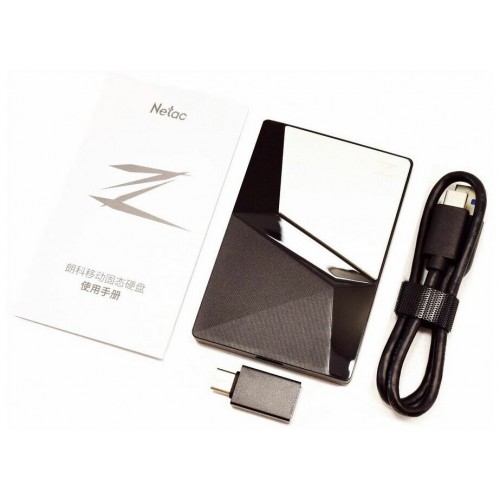 Внешний SSD Netac Z7S 240ГБ (NT01Z7S-240G-32BK) (серебристый/черный) 4