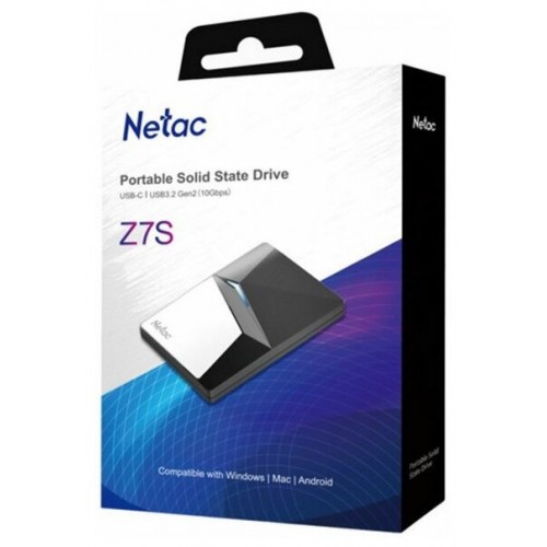 Внешний SSD Netac Z7S 240ГБ (NT01Z7S-240G-32BK) (серебристый/черный) 8