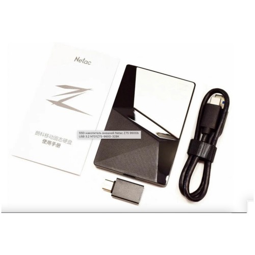 Внешний SSD Netac Z7S 480ГБ (NT01Z7S-480G-32BK) (черный) 3