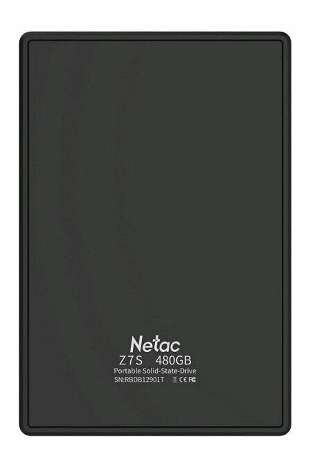 Внешний SSD Netac Z7S 960ГБ (NT01Z7S-960G-32BK) (черный/серебристый) 3