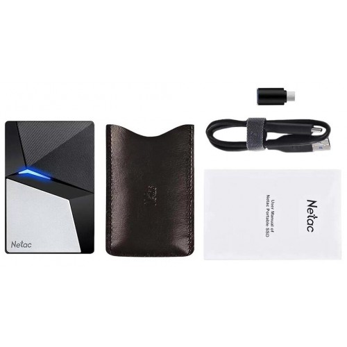 Внешний SSD Netac Z7S 960ГБ (NT01Z7S-960G-32BK) (черный/серебристый) 8