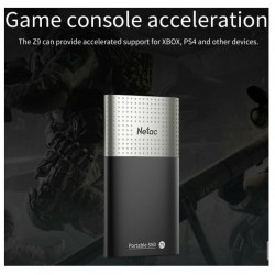 Внешний SSD Netac Z9 128ГБ (NT01Z9-128G-32BK) (черный)