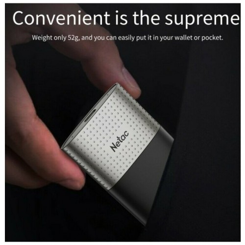 Внешний SSD Netac Z9 128ГБ (NT01Z9-128G-32BK) (черный) 3