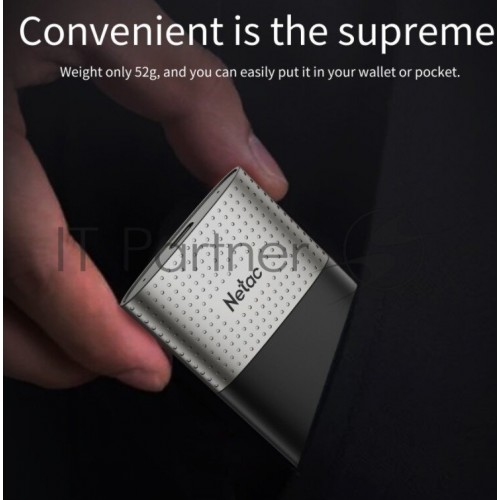 Внешний SSD Netac Z9 1ТБ (NT01Z9-001T-32BK) (серебристый/черный) 8