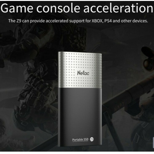 Внешний SSD Netac Z9 2ТБ (NT01Z9-002T-32BK) (черный) 2