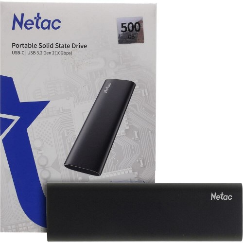 Внешний SSD Netac Z9 500ГБ (NT01Z9-500G-32BK) (серебристый/черный) 2