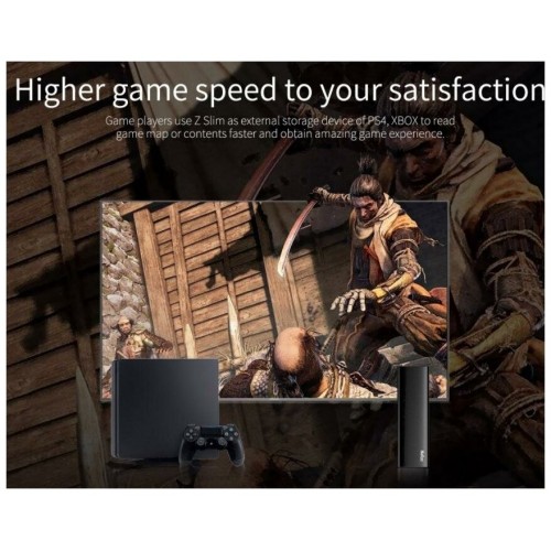 Внешний SSD Netac Z9 500ГБ (NT01Z9-500G-32BK) (серебристый/черный) 5