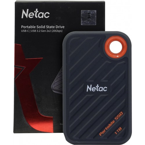 Внешний SSD Netac ZX20 1ТБ (NT01ZX20-001T-32BL) (черный) 1