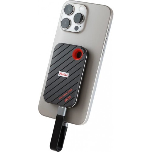 Внешний SSD Netac ZX20 II 2ТБ (NT01ZX20II-2T0-32BK) (черный) 1