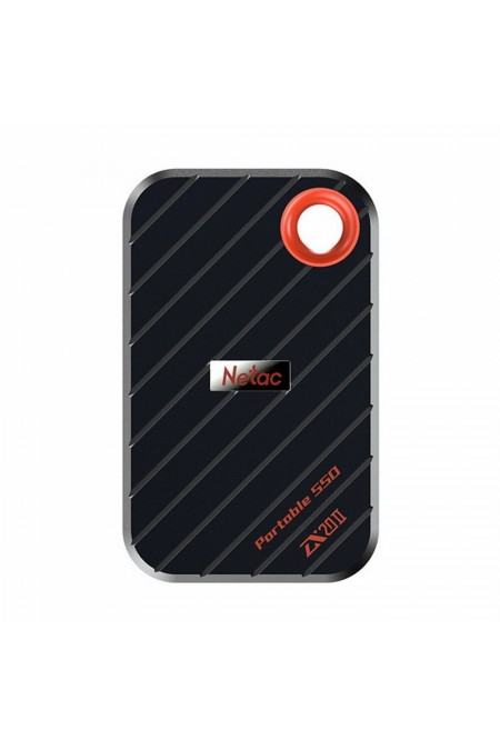Внешний SSD Netac ZX20 II 512ГБ (NT01ZX20II-512-32BK) (черный) 