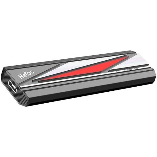Внешний SSD Netac ZX20L 256ГБ (NT01ZX20L-256G-32BK) (черный) 