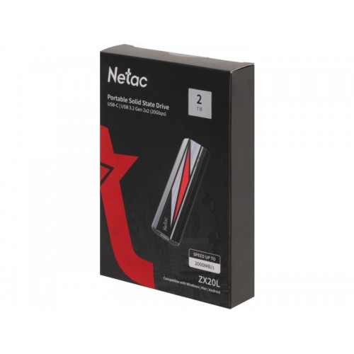 Внешний SSD Netac ZX20L 2ТБ (NT01ZX20L-002T-32BK) (черный) 8