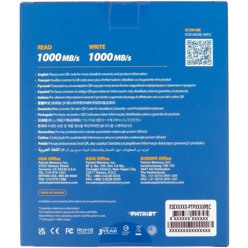 Внешний SSD Patriot Memory Transporter 4 ТБ (PTP4TBPEC) (черный) 5