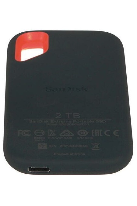 Внешний SSD SANDISK SDSSDE61-2T00-G25 2ТБ (черный) 1