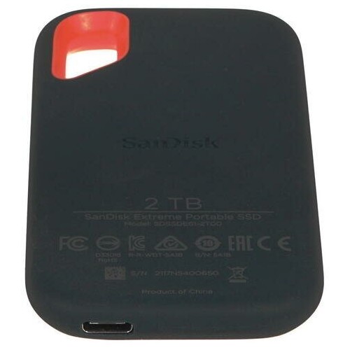 Внешний SSD SANDISK SDSSDE61-2T00-G25 2ТБ (черный) 1