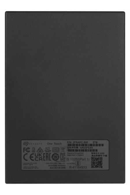 Внешний SSD Seagate One Touch 5 ТБ (STKZ5000400) (черный) 3