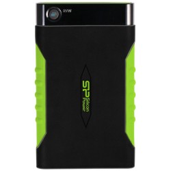 Внешний SSD Silicon Power Armor A15 2 ТБ (SP020TBPHDA15S3K) (черный/зеленый)
