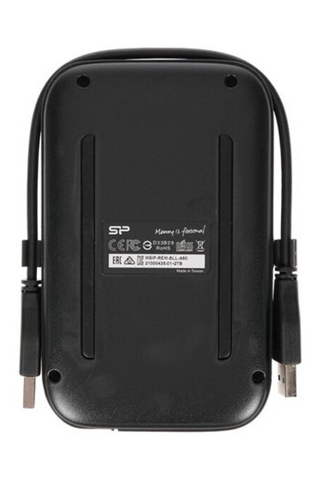 Внешний SSD Silicon Power Armor A60 2 ТБ (SP020TBPHDA60S3A) (черный) 