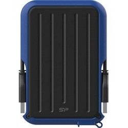 Внешний SSD Silicon Power Armor A66 1 ТБ (SP010TBPHD66SS3B) (черный/синий)