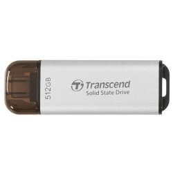 Внешний SSD Transcend ESD310 512ГБ (TS512GESD300S) (серебристый)
