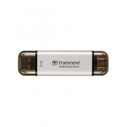 Внешний SSD Transcend External 2ТБ (TS2TESD310S) (серебристый)