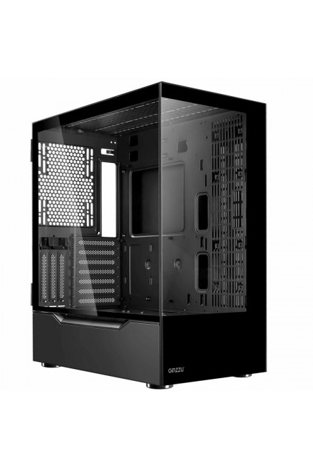 Корпус GINZZU GL720 без БП (черный) 