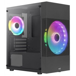 Корпус AeroCool Atomic Lite-G-BK-v2 без БП (ACCS-PV33123.11) (черный)