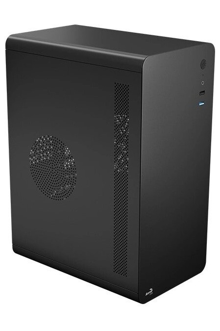 Корпус AeroCool Cs-110 без БП (CS-110-S-BK-v1) (черный) 