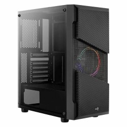Корпус AeroCool Menace Saturn FRGB-G-BK-v1 без БП (MENACE FRGB-G-BK-V1) (черный)