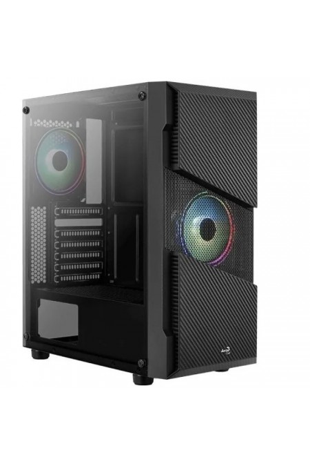 Корпус AeroCool Menace Saturn RGB без БП (4710562754186) (черный) 