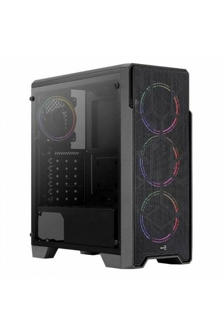 Корпус AeroCool Ore Saturn FRGB-G-BK-v1 без БП (черный) 
