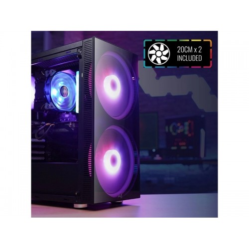Корпус AeroCool Python-G-BK-v1 без БП (черный) 4