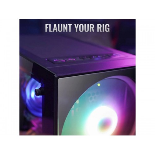 Корпус AeroCool Python-G-BK-v1 без БП (черный) 5