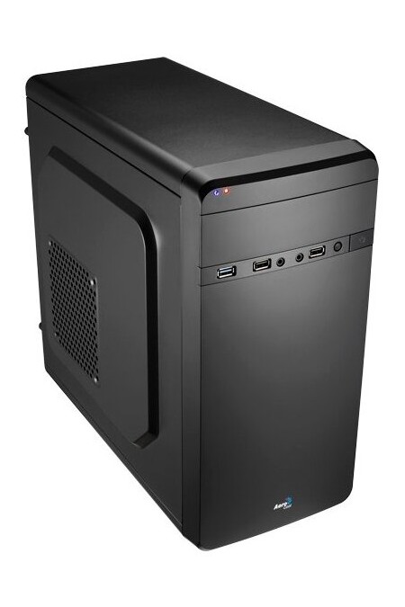 Корпус AeroCool Qs-180 без БП (черный) 