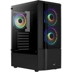 Корпус AeroCool Quantum G-BK-v2 без БП ATX (4710562758511) (черный)