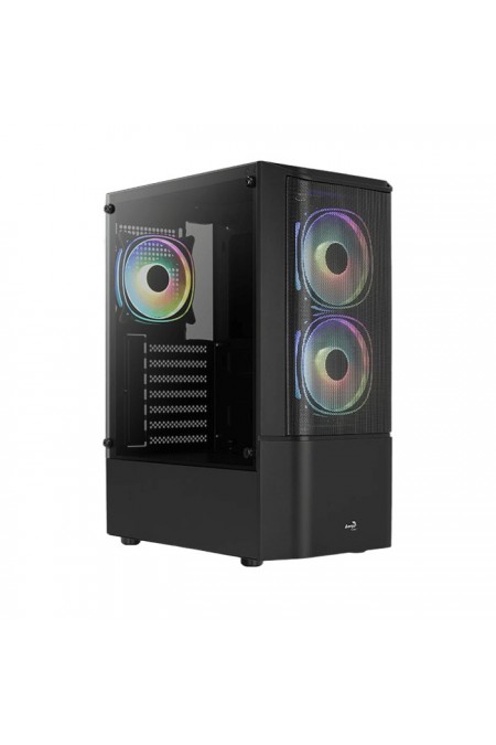 Корпус AeroCool Quantum Mesh-G-BK-v3 без БП (4710562758580) (черный) 